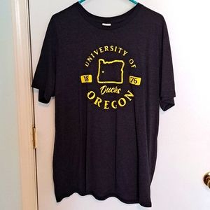 Brand New University of Oregon Charcoal T-Shirt XXL